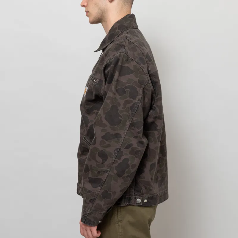 Carhartt WIP Duck Detroit Jacket Camo Duck Green Porphyry-2
