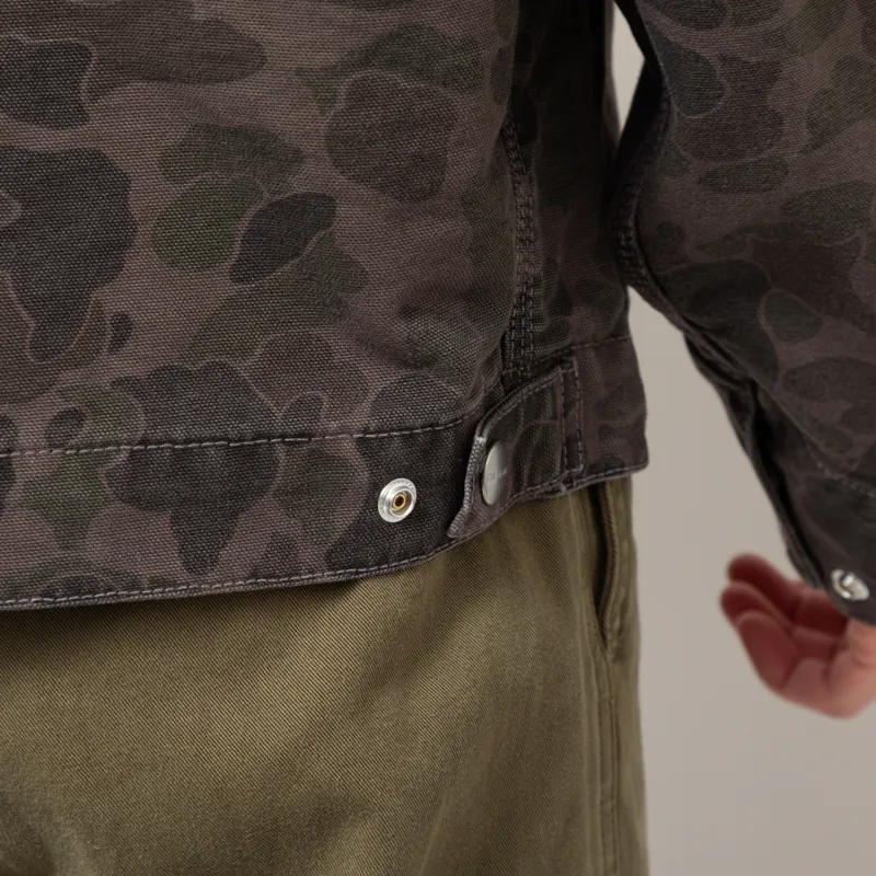Carhartt WIP Duck Detroit Jacket Camo Duck Green Porphyry-8