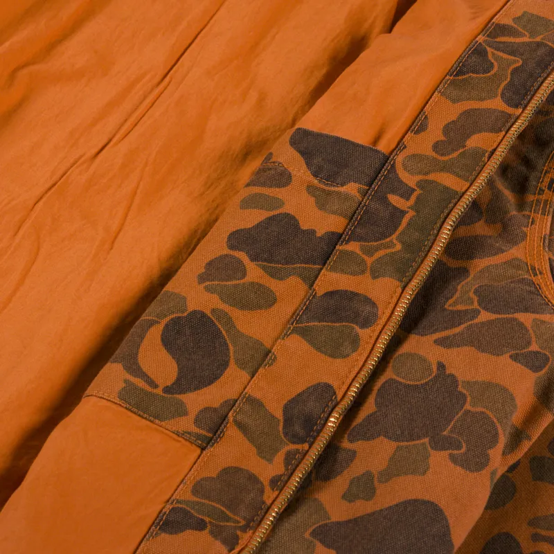 Carhartt WIP Duck Detroit Jacket Camo Duck Green Turmeric-9