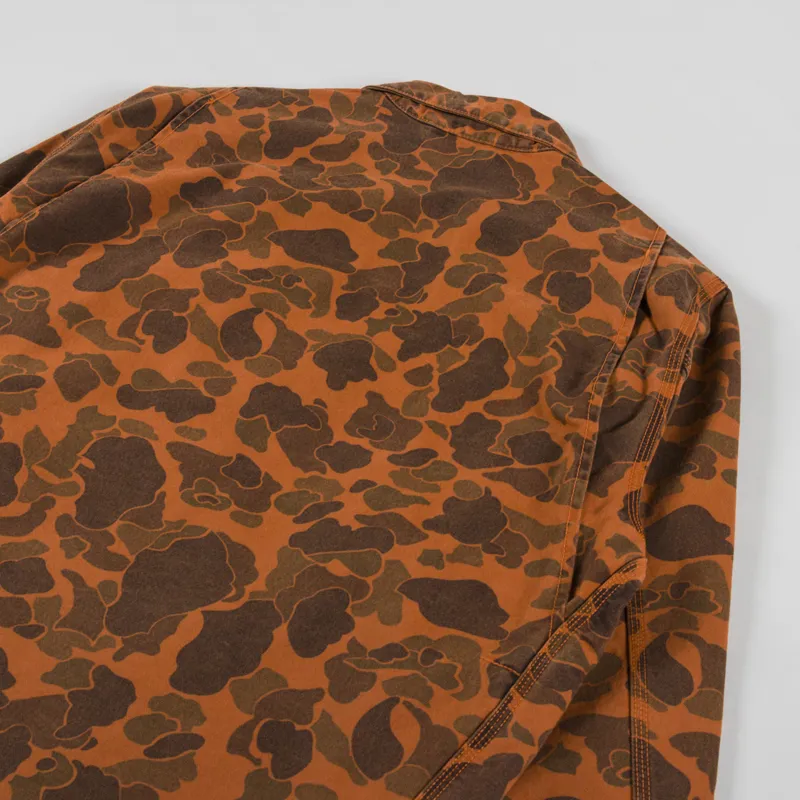 Carhartt WIP Duck Detroit Jacket Camo Duck Green Turmeric-5