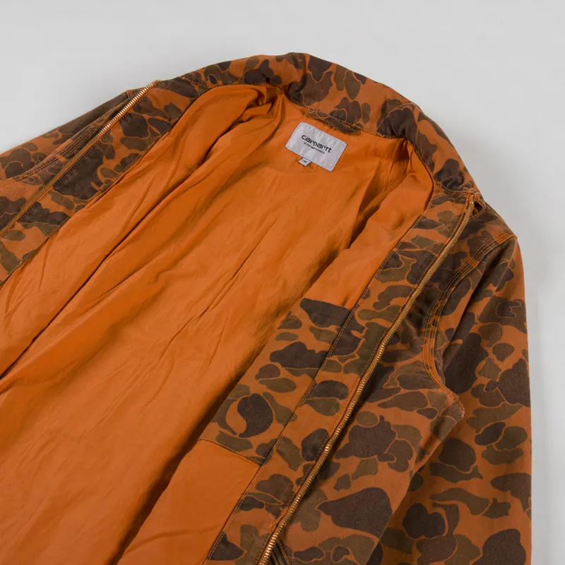 Carhartt WIP Duck Detroit Jacket Camo Duck Green Turmeric-4