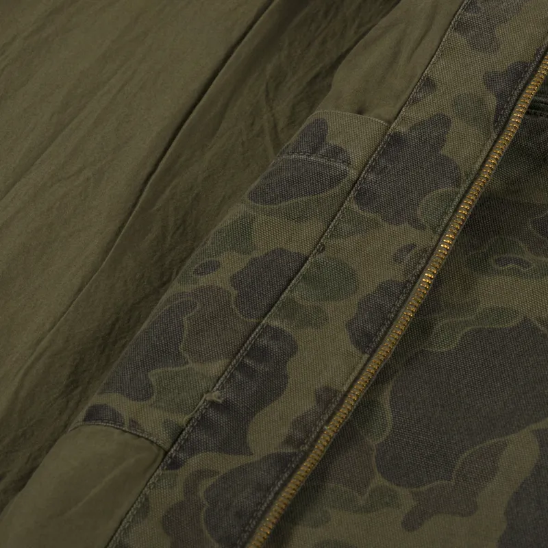 Carhartt WIP Duck Detroit Jacket Camo Duck Green Office Green-10
