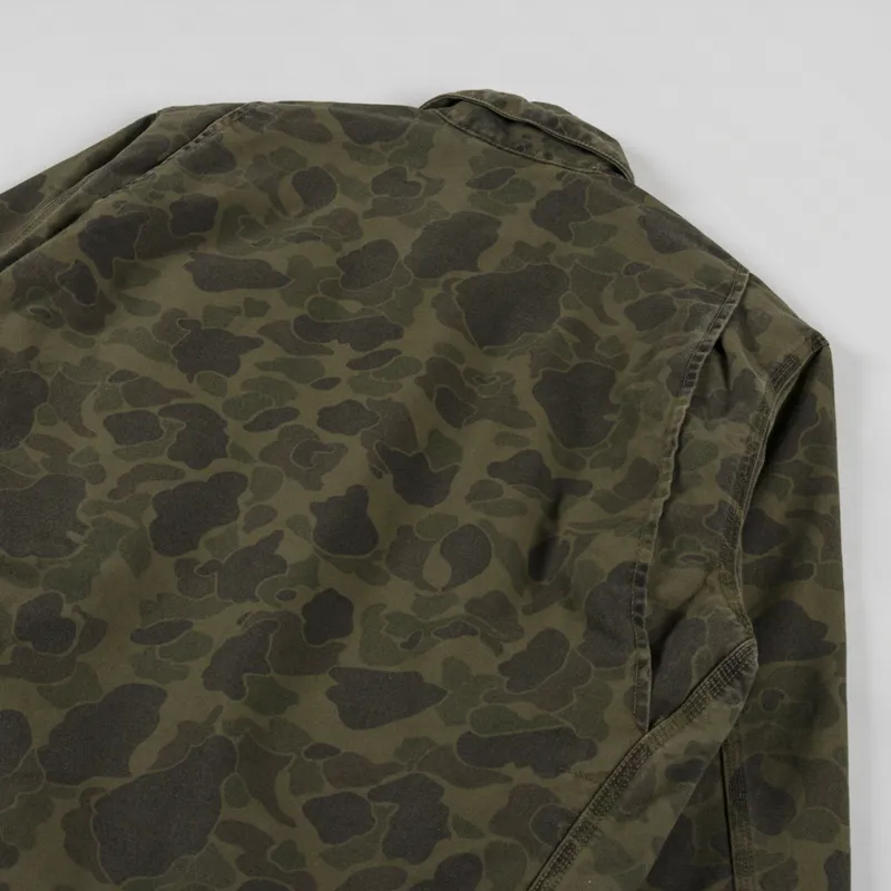 Carhartt WIP Duck Detroit Jacket Camo Duck Green Office Green-5
