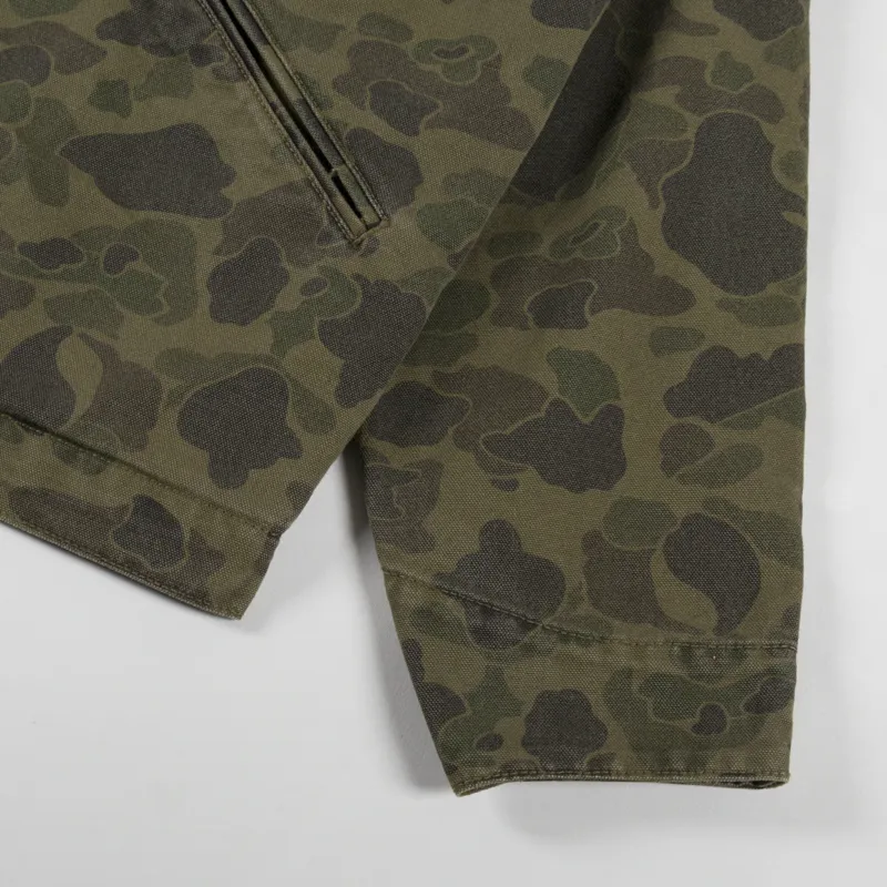 Carhartt WIP Duck Detroit Jacket Camo Duck Green Office Green-11