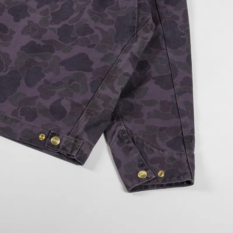 Carhartt WIP Duck Detroit Jacket Camo Duck Green Graphite-11