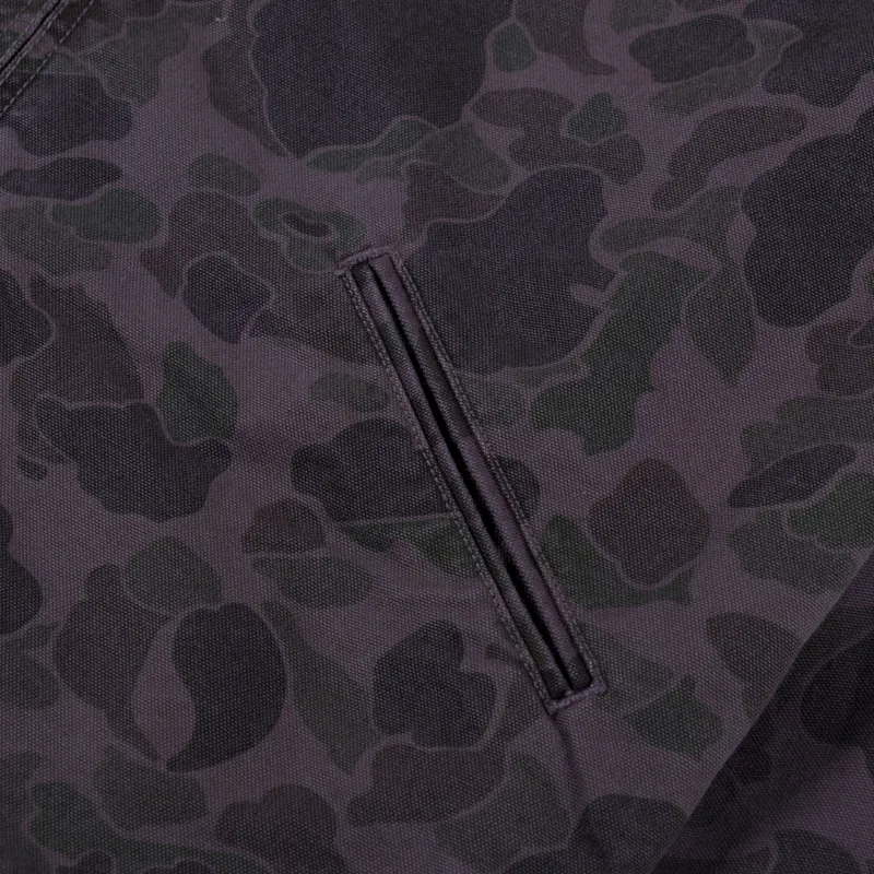 Carhartt WIP Duck Detroit Jacket Camo Duck Green Graphite-7