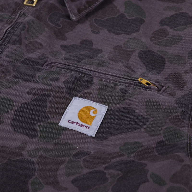Carhartt WIP Duck Detroit Jacket Camo Duck Green Graphite-6