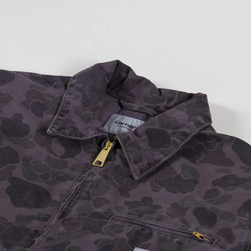 Carhartt WIP Duck Detroit Jacket Camo Duck Green Graphite-5