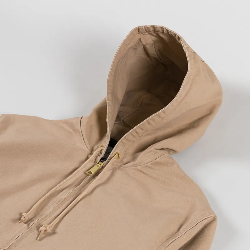 Carhartt WIP OG Active Jacket Dusty H Brown Rinsed-3