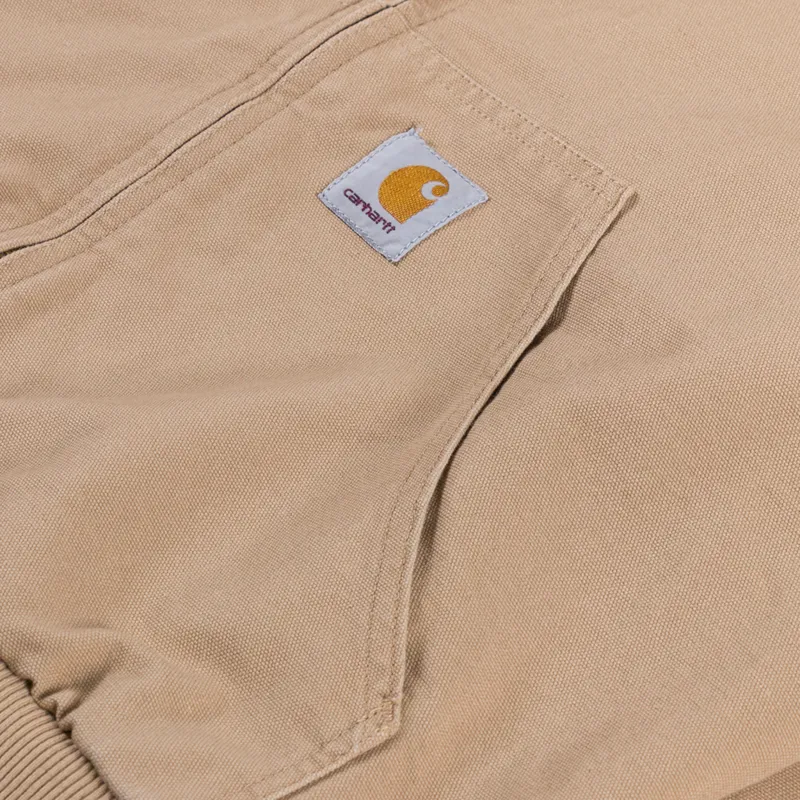 Carhartt WIP OG Active Jacket Dusty H Brown Rinsed-7