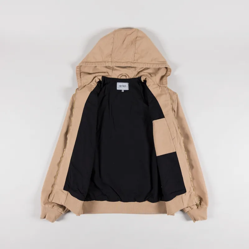 Carhartt WIP OG Active Jacket Dusty H Brown Rinsed-1
