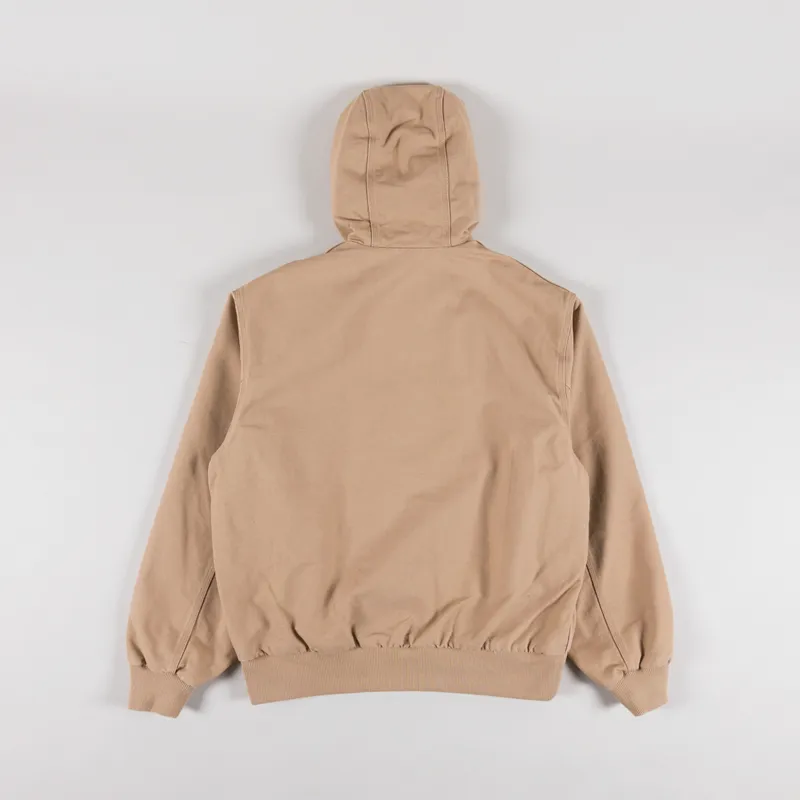 Carhartt WIP OG Active Jacket Dusty H Brown Rinsed-2