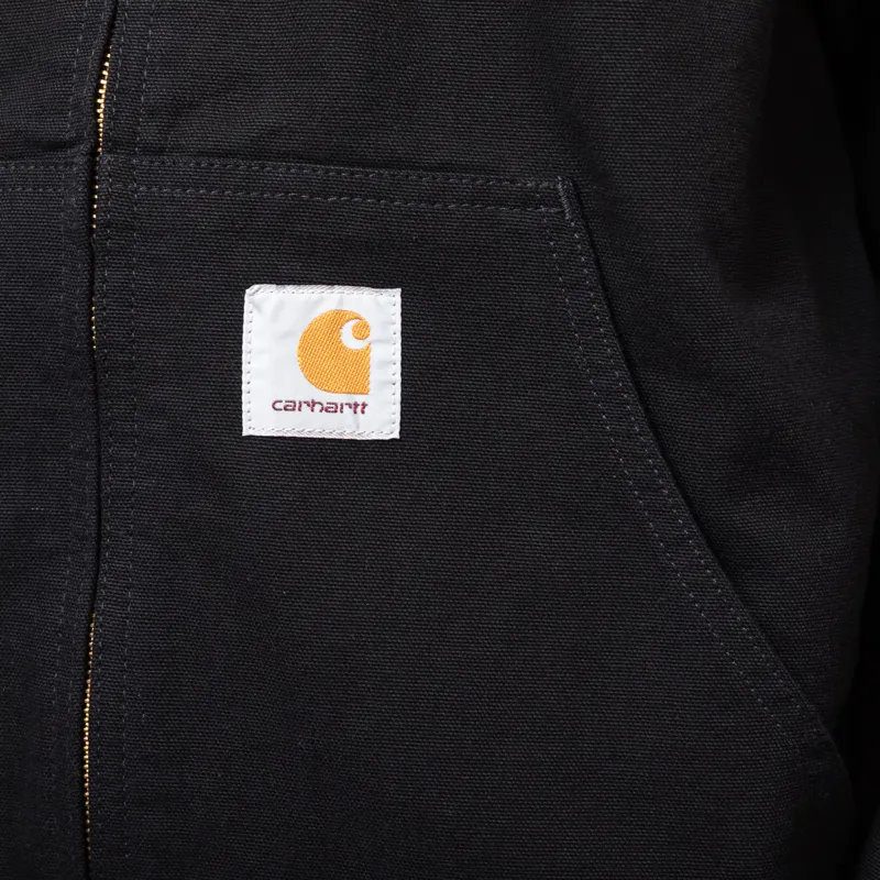 Carhartt WIP OG Active Jacket Black Rinsed-6