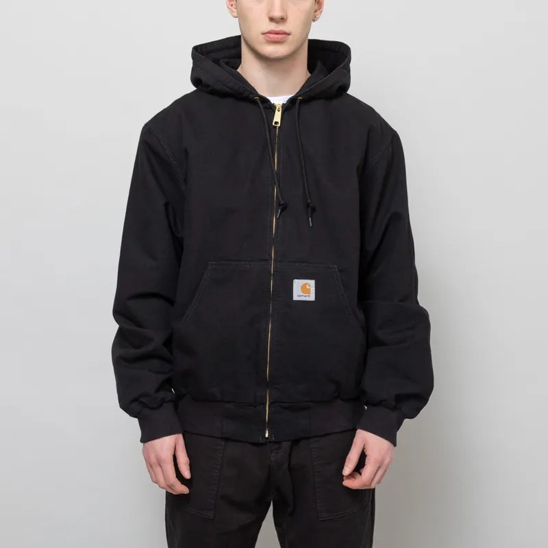 Carhartt WIP OG Active Jacket Black Rinsed