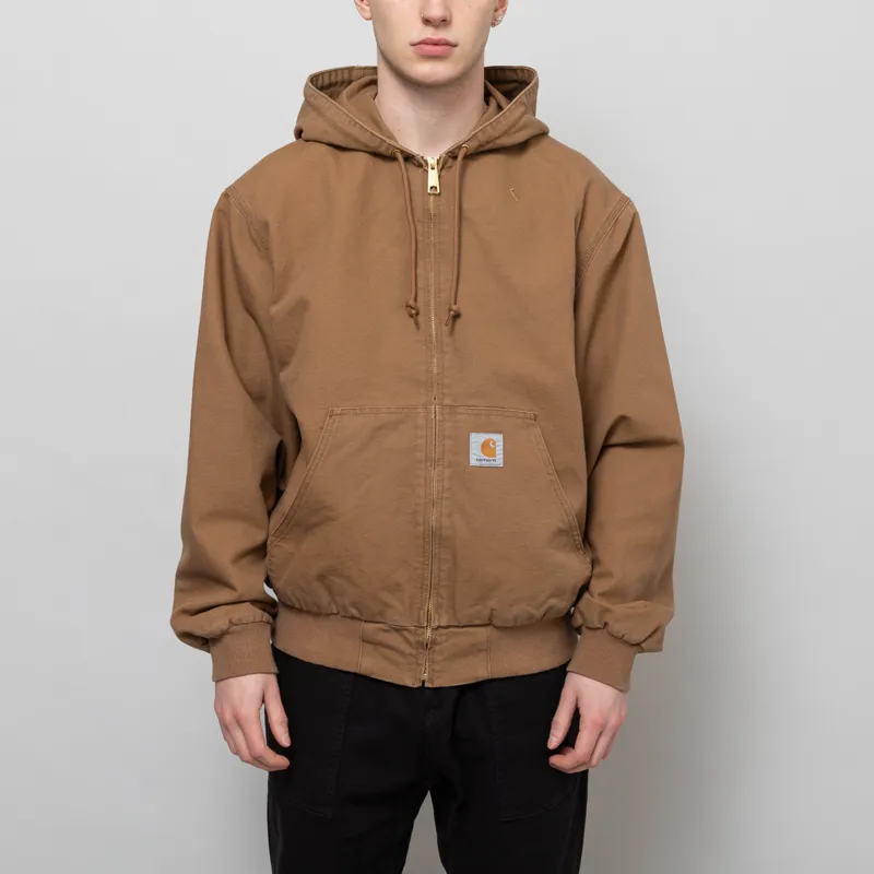 Carhartt WIP OG Active Jacket Hamilton Brown Rinsed