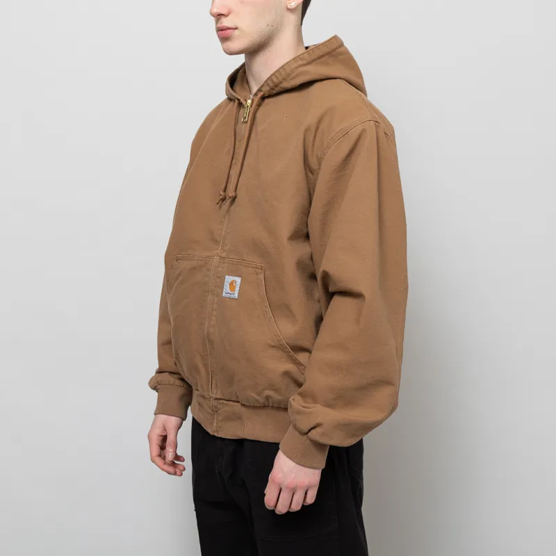 Carhartt WIP OG Active Jacket Hamilton Brown Rinsed-1