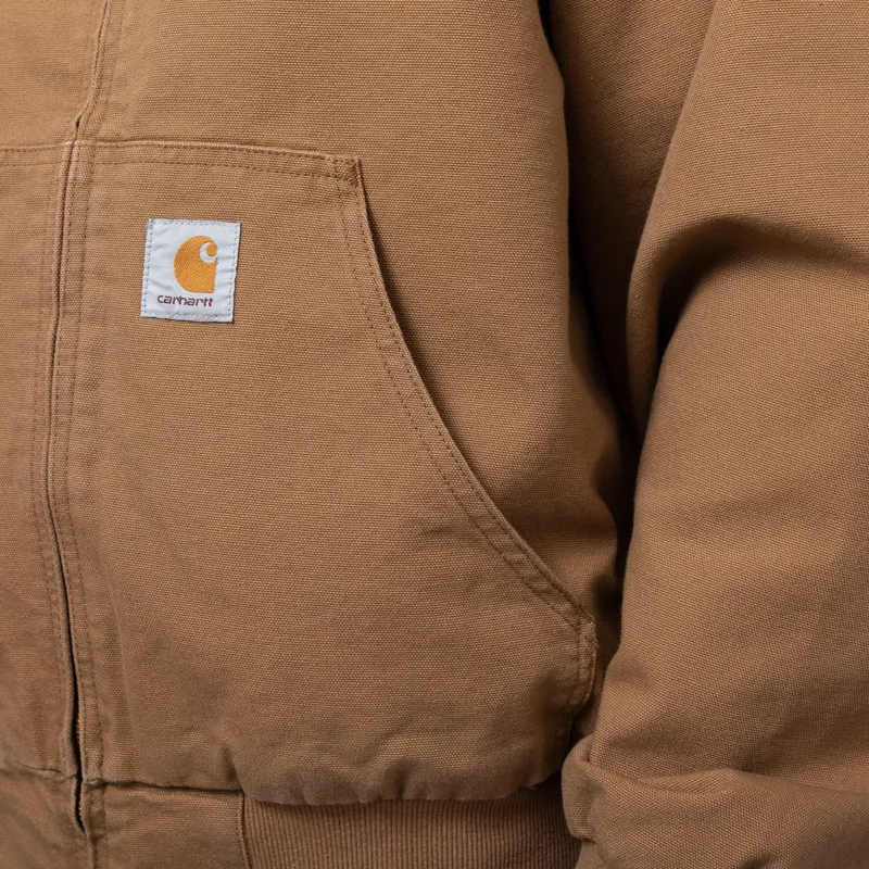 Carhartt WIP OG Active Jacket Hamilton Brown Rinsed-10