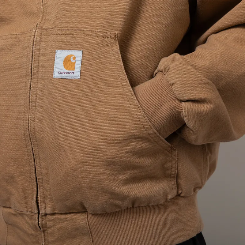 Carhartt WIP OG Active Jacket Hamilton Brown Rinsed-9