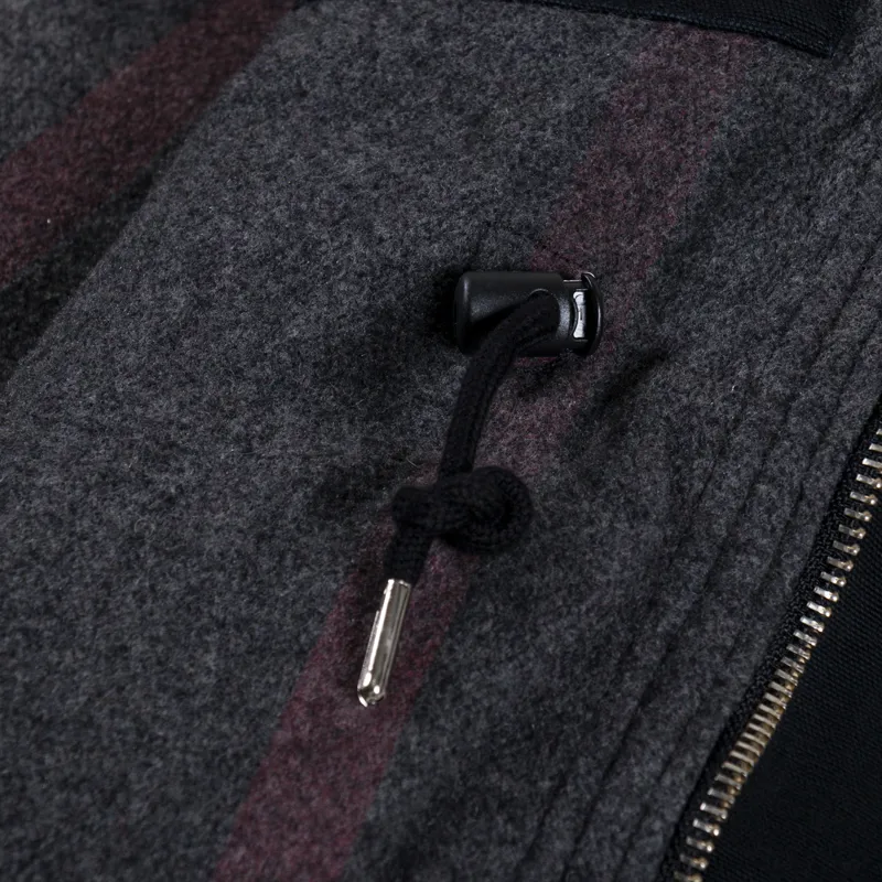 Carhartt WIP OG Santa Fe Coat Black Stone Dearborn Canvas-6