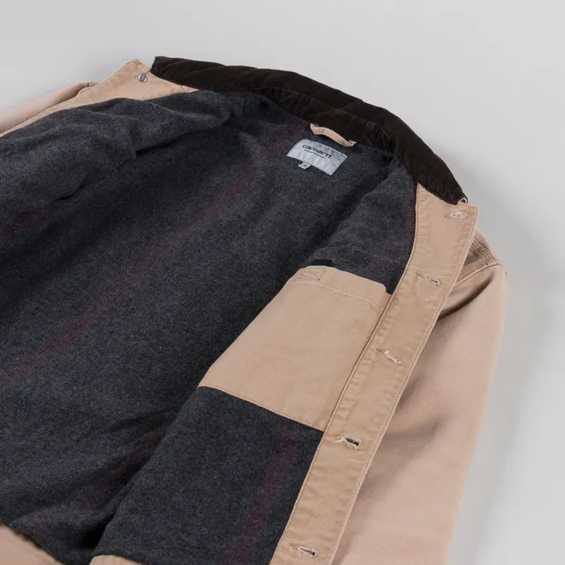 Carhartt WIP Dayton Trucker Jacket Dusty H Brown Tobacco-4