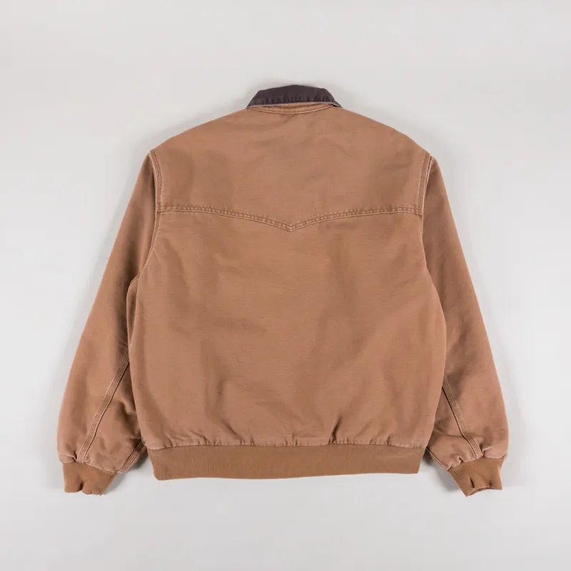 Carhartt WIP OG Santa Fe Jacket Hamilton Brown Tobacco Stone Canvas-2