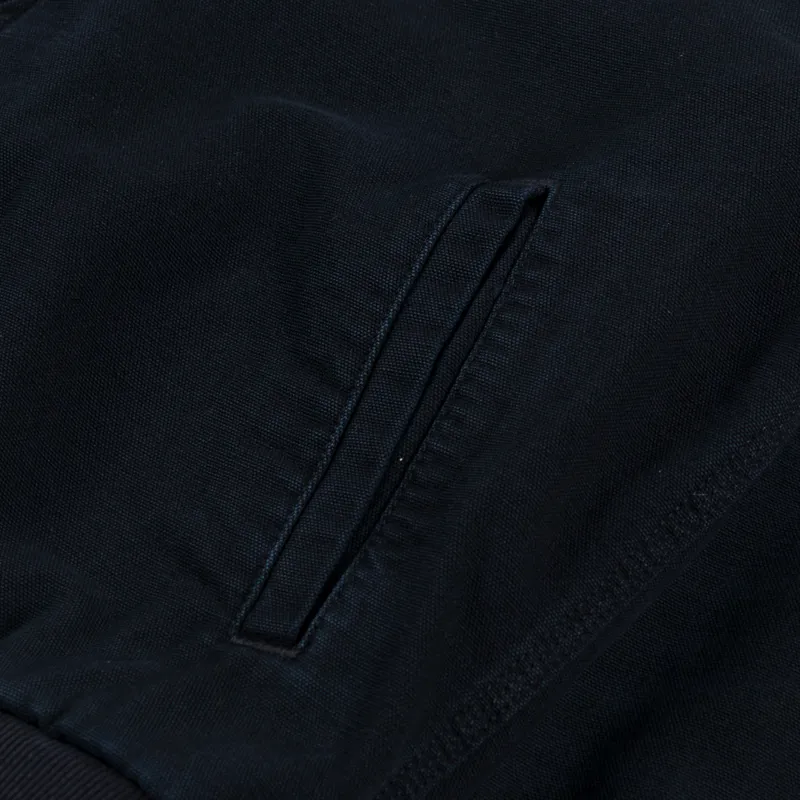 Carhartt WIP OG Santa Fe Jacket Black Stone Canvas-7