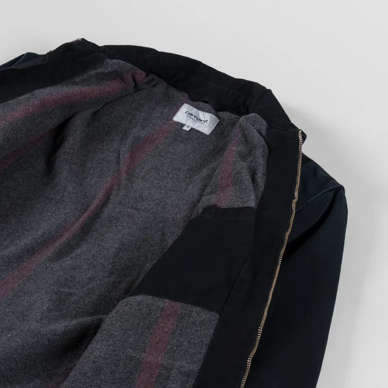 Carhartt WIP OG Santa Fe Jacket Black Stone Canvas-4