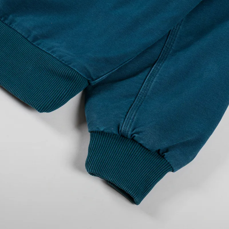 Carhartt WIP OG Santa Fe Jacket Deep Lagoon Black Stone Canvas-10