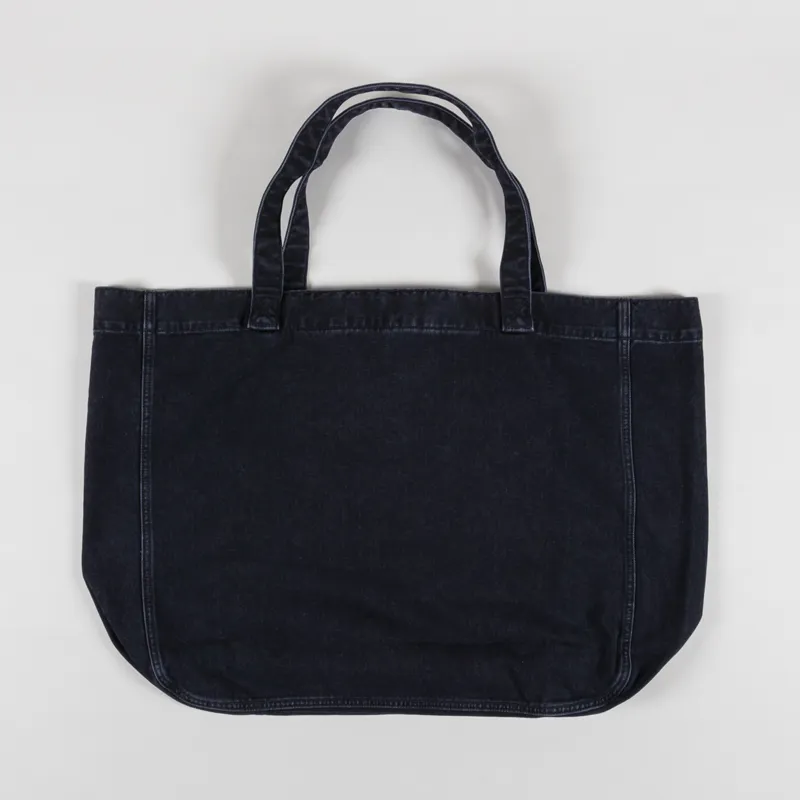 Carhartt WIP Womens Rivet Tote Bag Black Maitland Denim-1