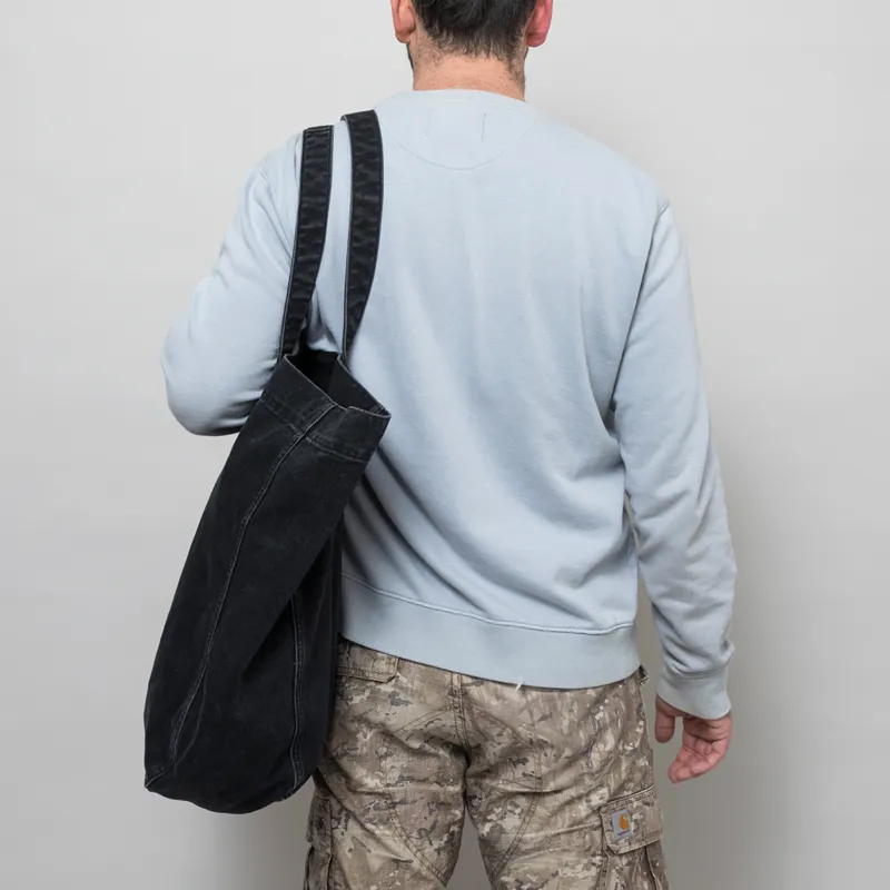 Carhartt WIP Womens Rivet Tote Bag Black Maitland Denim-6