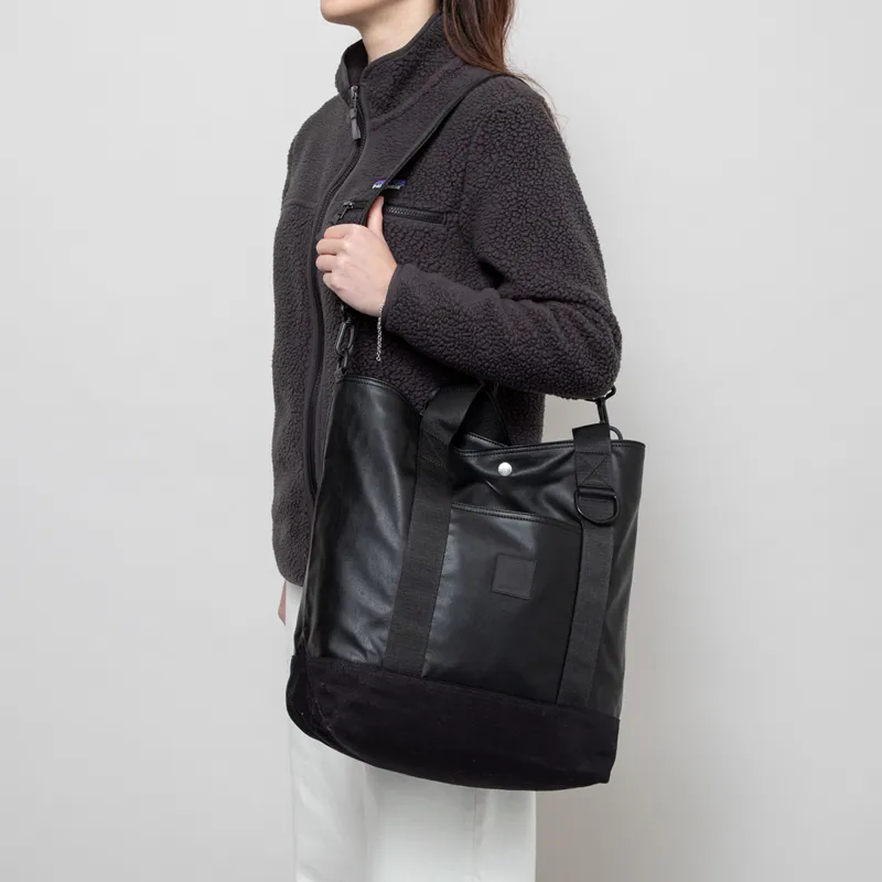 Carhartt WIP Womens Norwich Artificial Leather Tote Bag Black