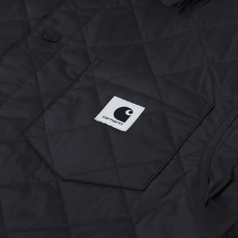 Carhartt WIP Womens Laurens Shirt Jac Black-9