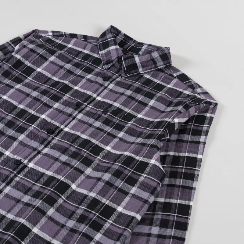 Carhartt WIP Fendrick Shirt Black Check-2