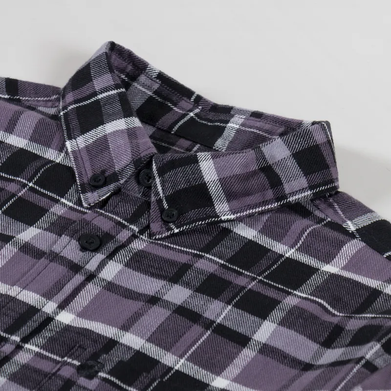 Carhartt WIP Fendrick Shirt Black Check-4