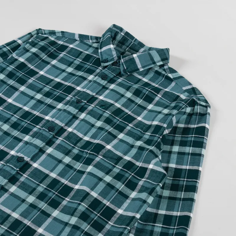 Carhartt WIP Fendrick Shirt Deep Lagoon Check-2