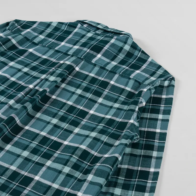 Carhartt WIP Fendrick Shirt Deep Lagoon Check-3