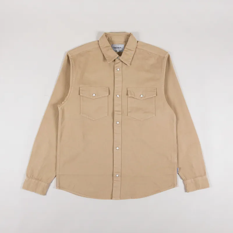 Carhartt WIP Santa Fe Shirt Dusty H Brown