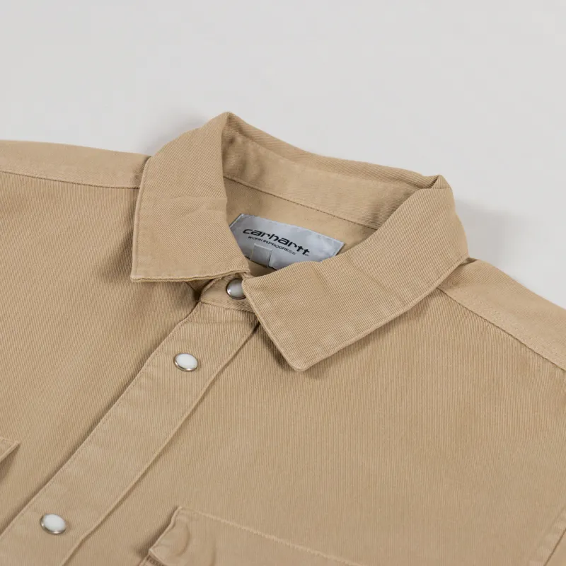 Carhartt WIP Santa Fe Shirt Dusty H Brown-4