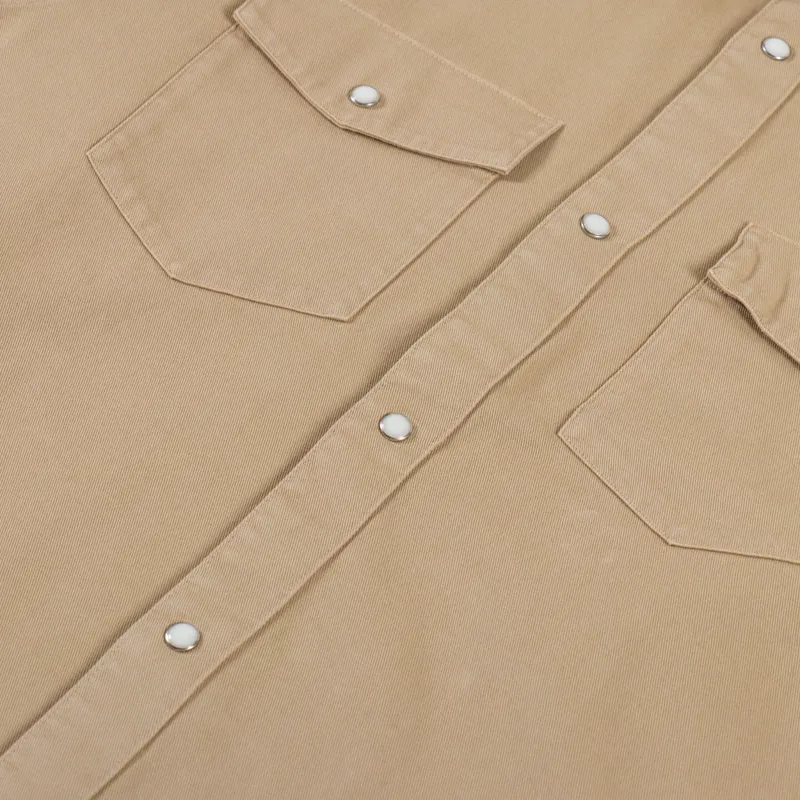 Carhartt WIP Santa Fe Shirt Dusty H Brown-6