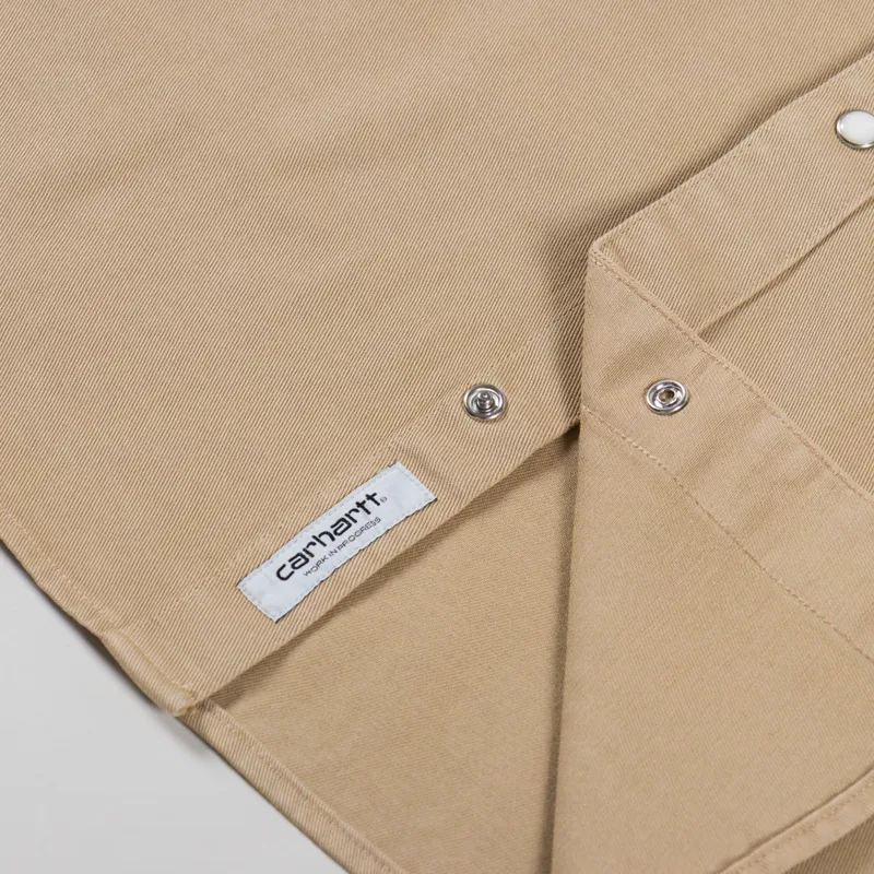 Carhartt WIP Santa Fe Shirt Dusty H Brown-7