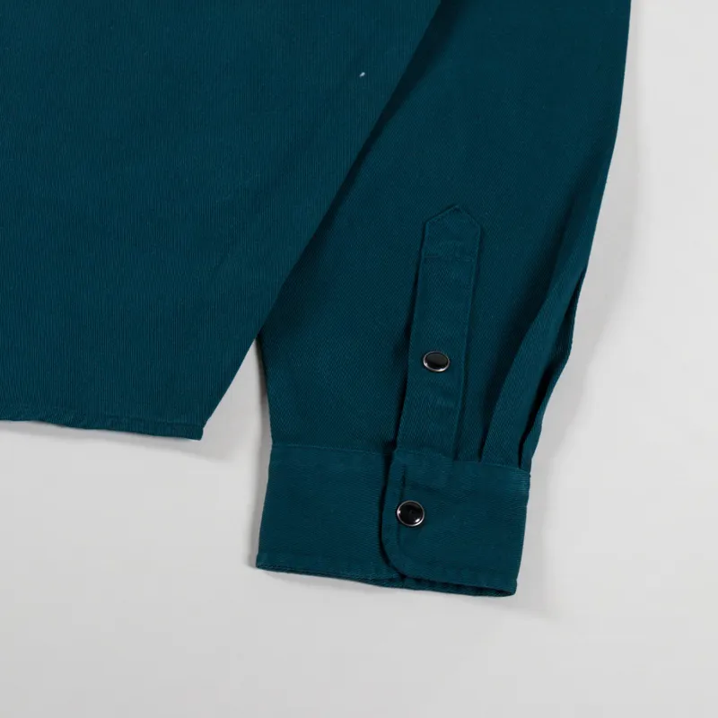 Carhartt WIP Santa Fe Shirt Deep Lagoon-9