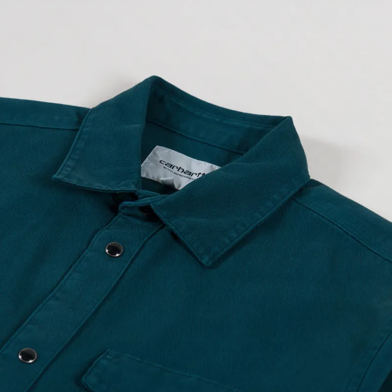 Carhartt WIP Santa Fe Shirt Deep Lagoon-4