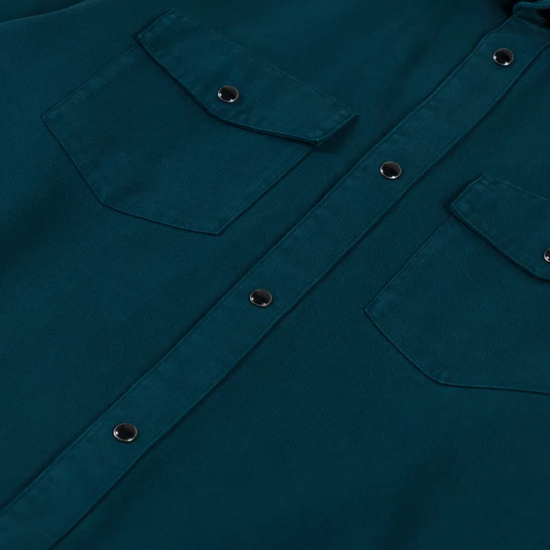 Carhartt WIP Santa Fe Shirt Deep Lagoon-5
