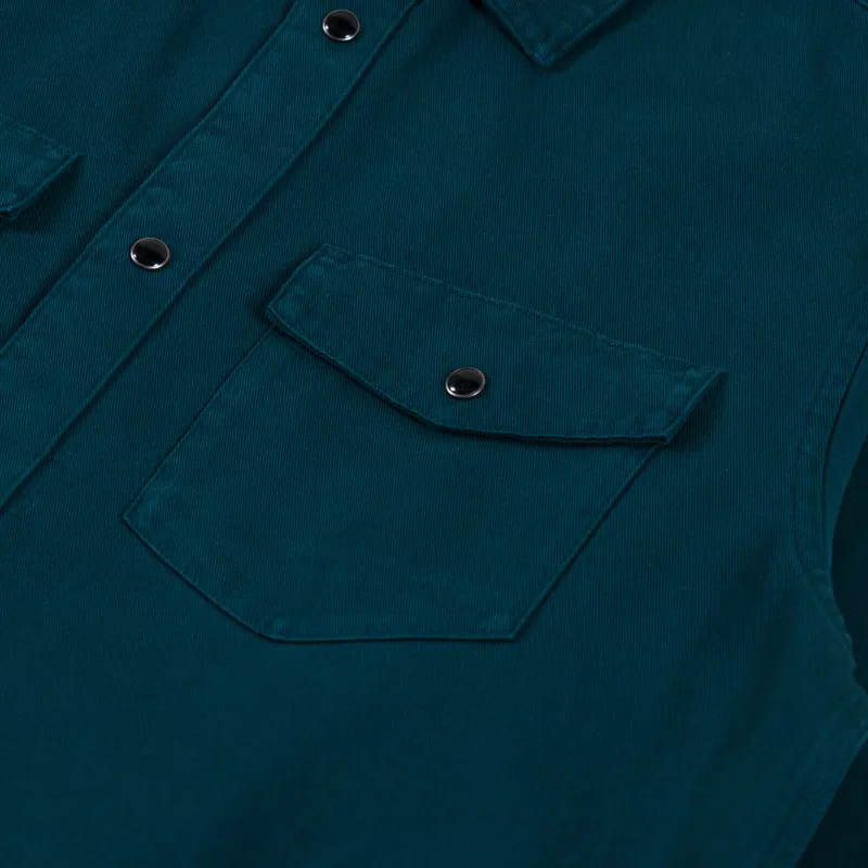 Carhartt WIP Santa Fe Shirt Deep Lagoon-6