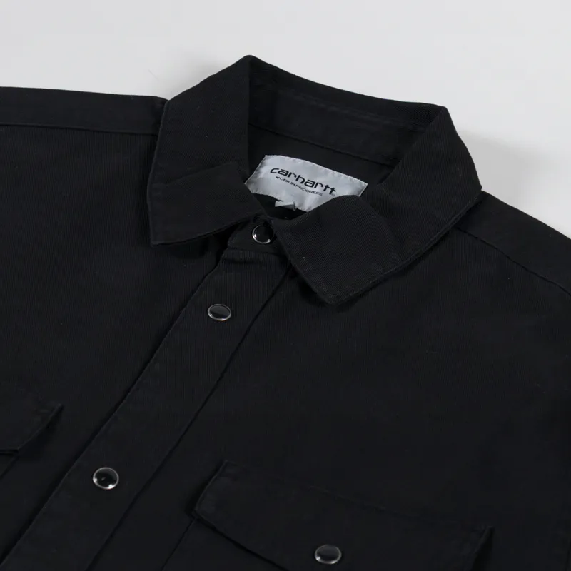 Carhartt WIP Santa Fe Shirt Black-4
