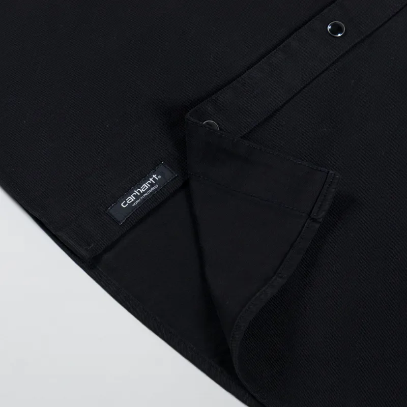 Carhartt WIP Santa Fe Shirt Black-7