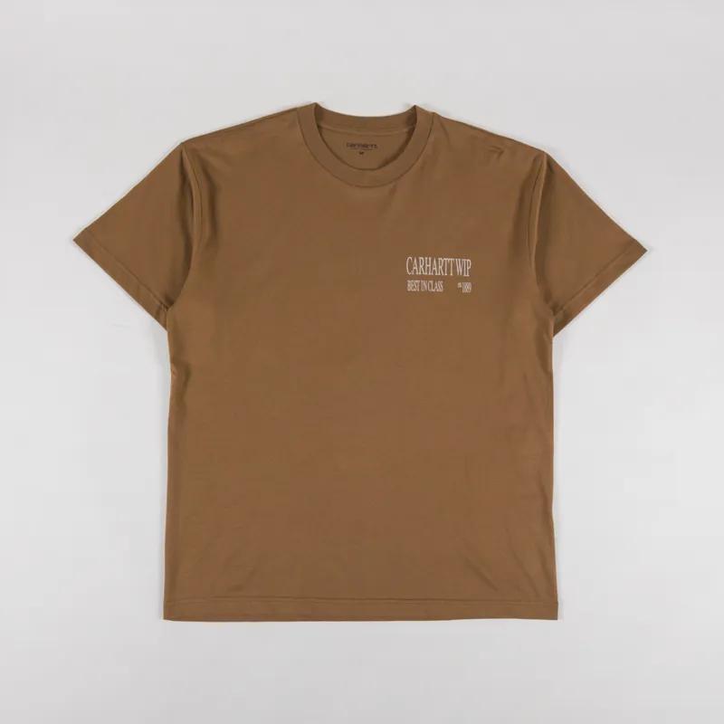 Carhartt WIP Best In Class T Shirt Hamilton Brown-1
