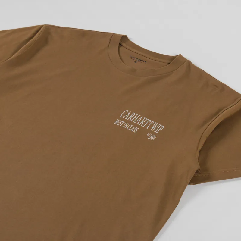 Carhartt WIP Best In Class T Shirt Hamilton Brown-3