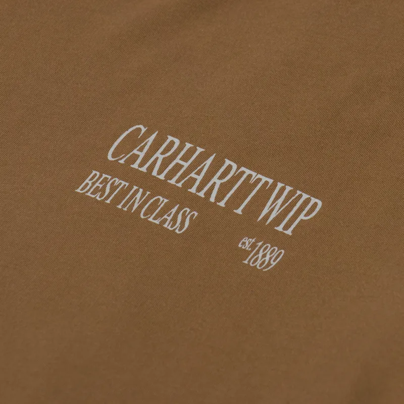 Carhartt WIP Best In Class T Shirt Hamilton Brown-5