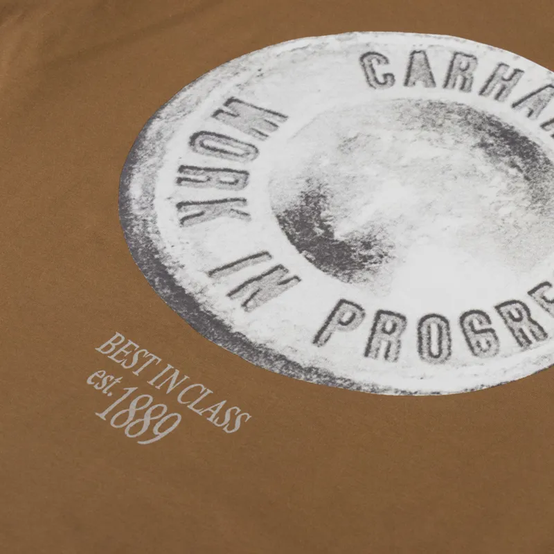 Carhartt WIP Best In Class T Shirt Hamilton Brown-4